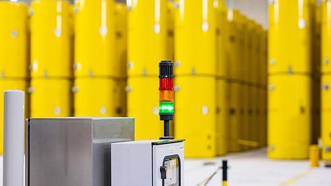 Im Zwischenlager Ahaus wird Atomm&uuml;ll aufbewahrt. Das sei aber keine Dauerl&ouml;sung, betont Carsten Schneider. (Archvbild)