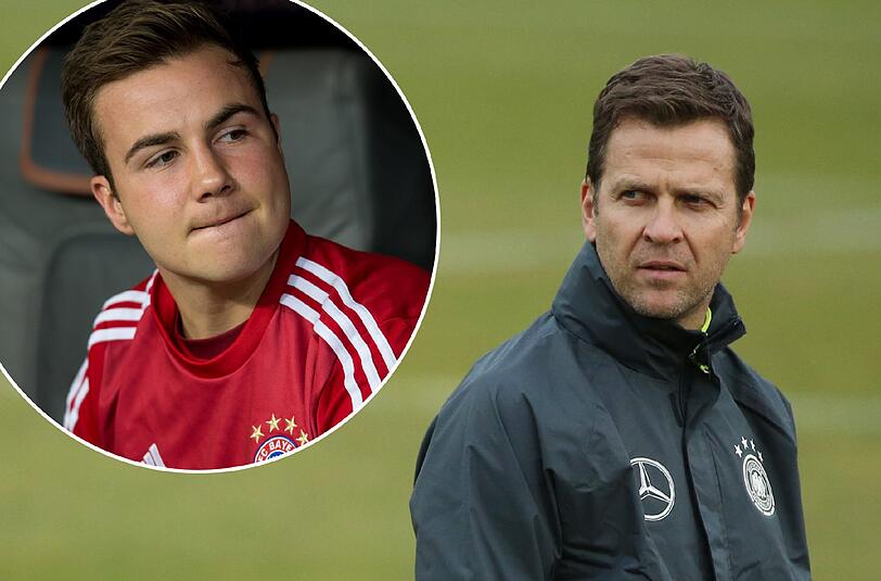 Oliver Bierhoff findet es gut, dass Mario Götze sich frühzeitig auf den FC Bayern festgelegt hat.