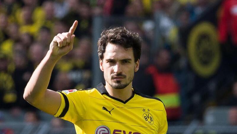 Mats Hummels im Trikot von Borussia Dortmund. Mats Hummels im Trikot von Borussia Dortmund.