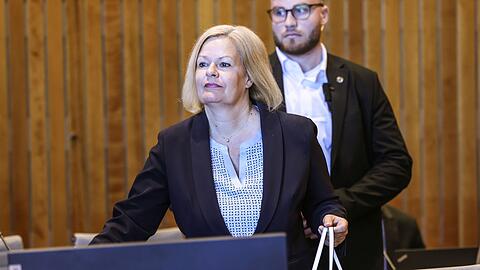 Die maßgeblichen Sicherheitsbehörden hatten laut Ex-Innenministerin Nancy Faeser vor dem Attentat von Solingen keine einschlägigen Erkenntnisse zu Issa Al H.