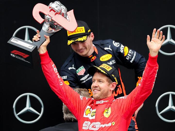Werden keine Teamkollegen bei Red Bull: Ferrari-Pilot Sebastian Vettel und Max Verstappen.