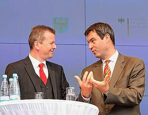 Leitfiguren beim Rathaus-Zoff zwischen SPD und CSU: OB Ulrich Maly (l.) und CSU-Chef Markus Söder.
