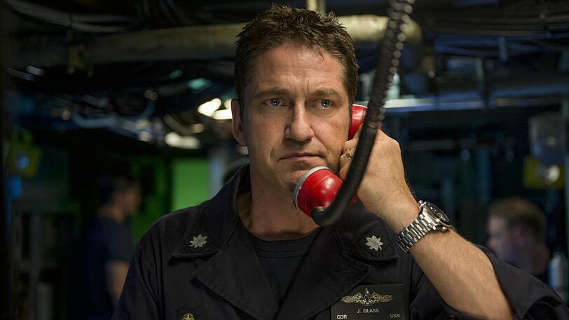 Gerard Butler als Kapitän des U-Boots.
