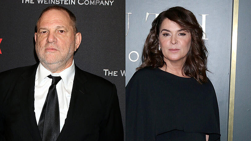 Harvey Weinstein und Schauspielerin Annabella Sciorra