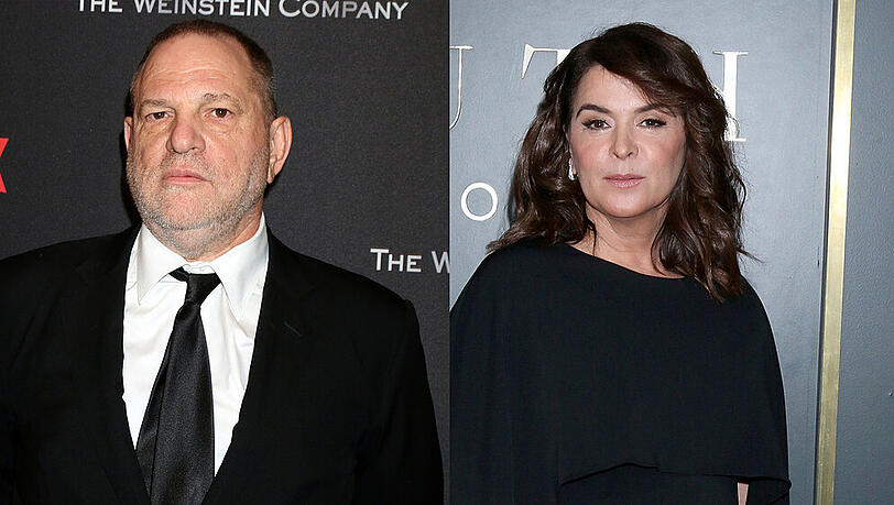 Harvey Weinstein und Schauspielerin Annabella Sciorra