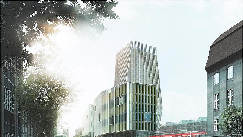 Am Starnberger Flügelbahnhof soll ein Büroturm 75 Meter in die Höhe wachsen. Am Starnberger Flügelbahnhof soll ein Büroturm 75 Meter in die Höhe wachsen.