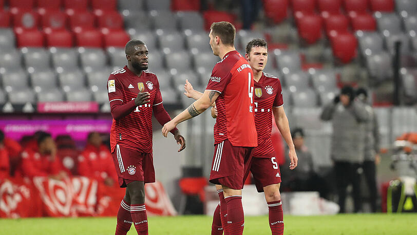 Defensiv-Trio (v.l.): Upamecano, Süle und Pavard.