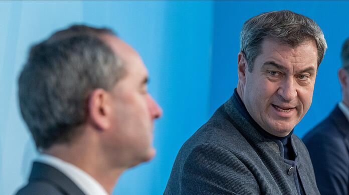 Markus Söder (re.) und sein Vize Hubert Aiwanger