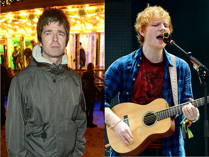 Noel Gallagher hat wohl etwas gegen die Musik von Ed Sheeran
