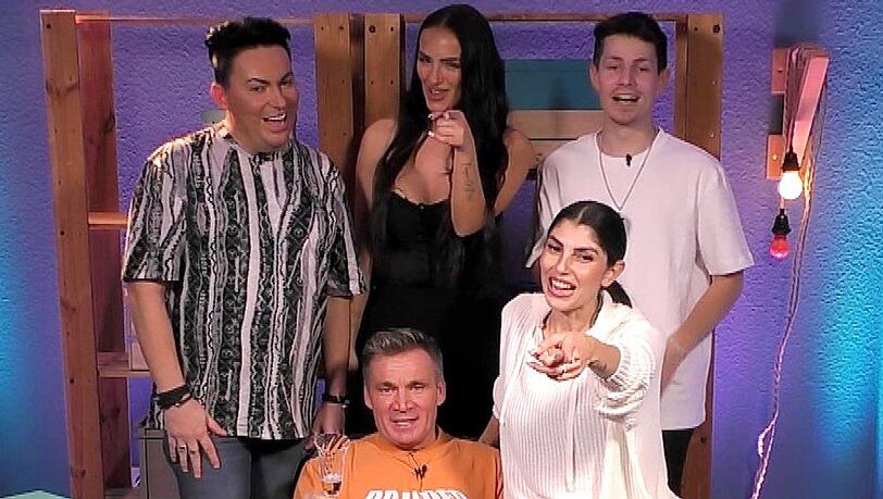 Die "Promi Big Brother"-Finalistinnen und -Finalisten von 2023.