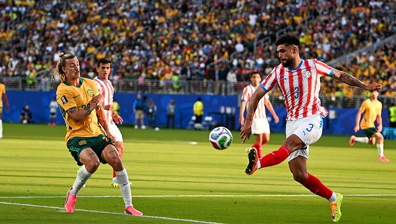 Paraguays Abwehrchef Omar Alderete.