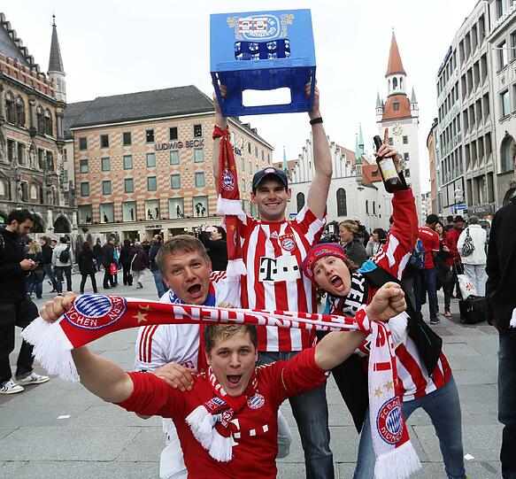 Geschichten, Fans und Skurilitäten: Stimmungsvolle Fotos aus München zum großen Finale in Wembley