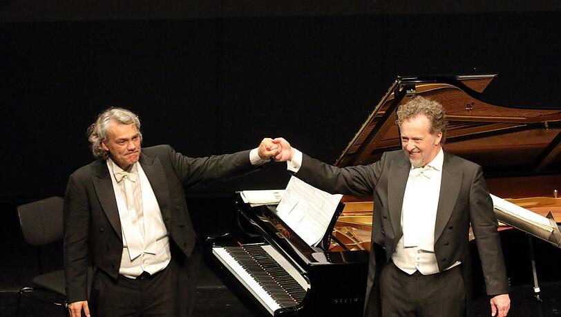 Christian Gerhaher und Gerold Huber im Prinzregententheater. Christian Gerhaher und Gerold Huber im Prinzregententheater.