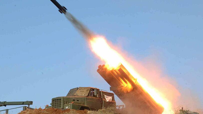 Nordkorea testet wieder Kurzstreckenraketen. Nordkorea testet wieder Kurzstreckenraketen.