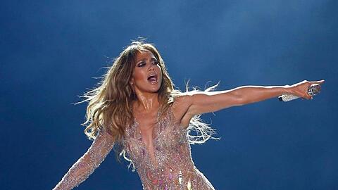 Jennifer Lopez 2019 bei einem Konzert in Ägypten.
