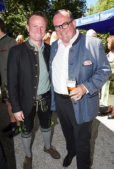Prof. Dr. Hans Theiss und Clemens Baumgärtner