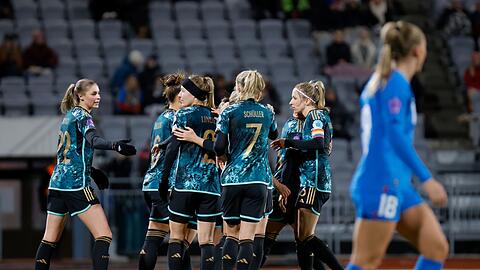 Die DFB-Frauen konnten einen knappen Sieg auf Island bejubeln.