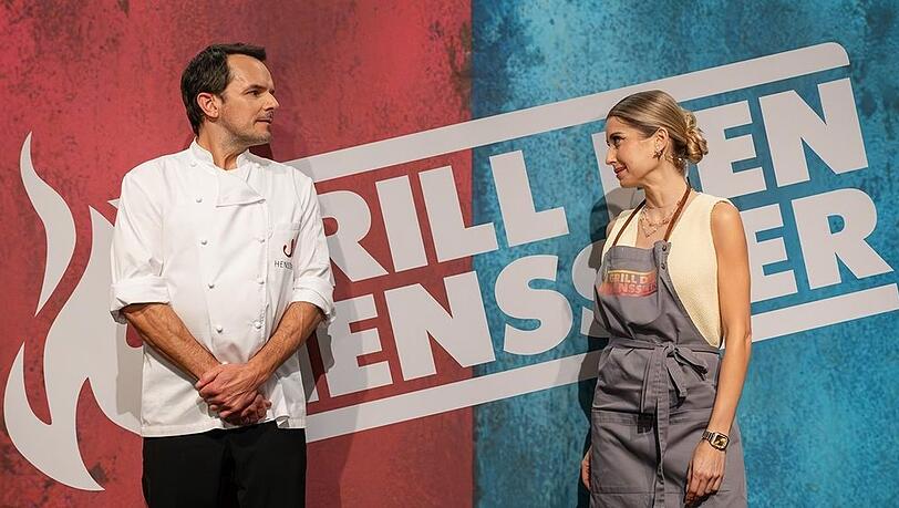 "Grill den Henssler": Steffen Henssler mit Cathy Hummels.