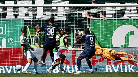 Fürth ließ beim Sieg in Paderborn nur ein Gegentor zu.