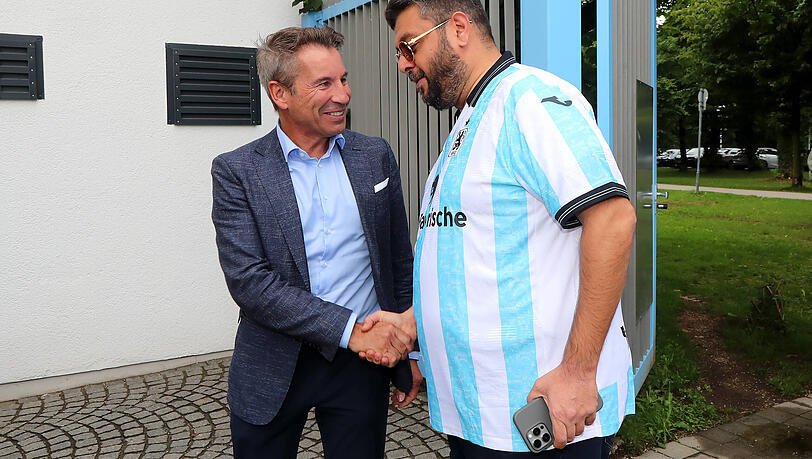 Neuer Präsident, konstruktivere Zusammenarbeit? Oberlöwe Mang und Investor Ismaik.