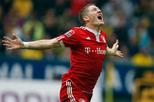 Ein jubelnder Bastian Schweinsteiger
