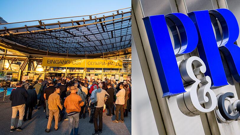 Großer Andrang bei einer der größten deutschen Gläubigerversammlungen in der Olympiahalle. Viele der Betroffenen sind Rentner.