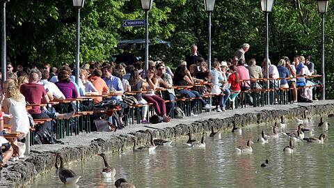 Der Biergarten im Seehaus. (Archivbild)