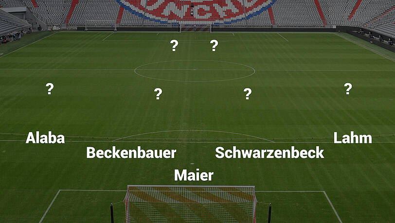 Zur besten Bayern-Abwehr gehören natürlich auch der Kaiser und "Katsche". Zur besten Bayern-Abwehr gehören natürlich auch der Kaiser und "Katsche".