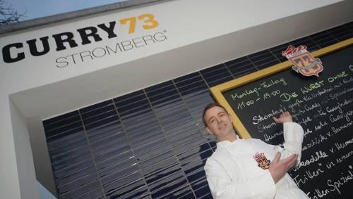 Sternekoch Holger Stromberg als Currywurst-Chef. Sternekoch Holger Stromberg als Currywurst-Chef.
