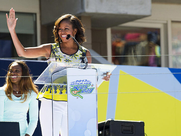Michelle Obama war in ihrer Schulzeit nicht so selbstbewusst wie heute