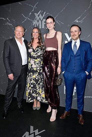 Oliver Kastalio (CEO WMF), Caroline Bosbach, Gloria-Sophie Burkandt und Johannes Laschet