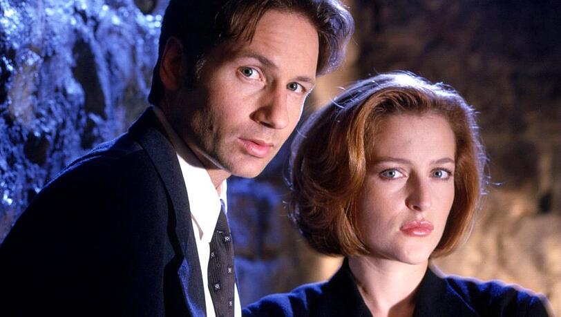 David Duchovny und Gillian Anderson als Mulder und Scully in "Akte X".