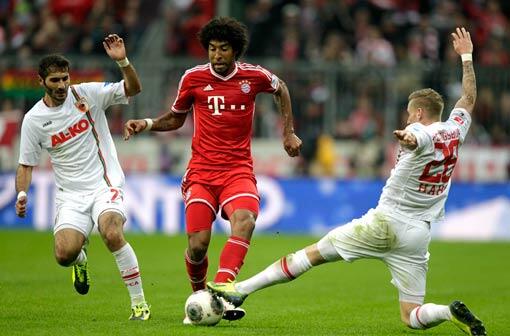 Beim Bundesligaspiel gegen Augsburg konnte Innenverteidiger Dante überzeugen.