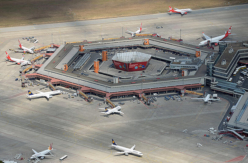 Terminal des Flughafens Berlin-Tegel.