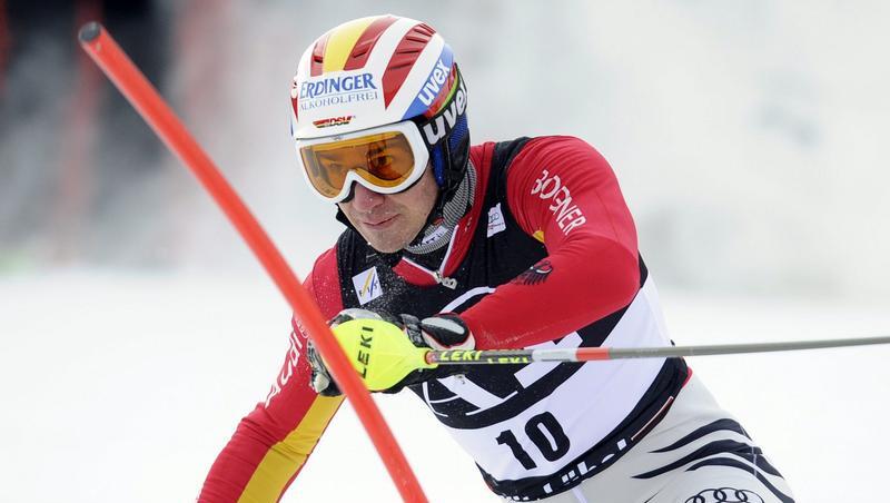 Felix Neureuther bei seinem Siegeslauf in Kitzbühel. Felix Neureuther bei seinem Siegeslauf in Kitzbühel.