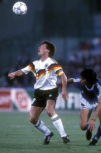 Lothar Matthäus war Spielführer bei der WM 1990.