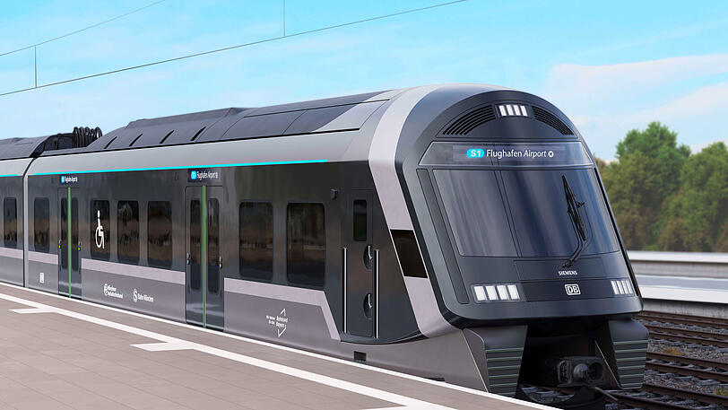 Die Simulationen zeigen, wie die neuen S-Bahnen in München einmal aussehen sollen.