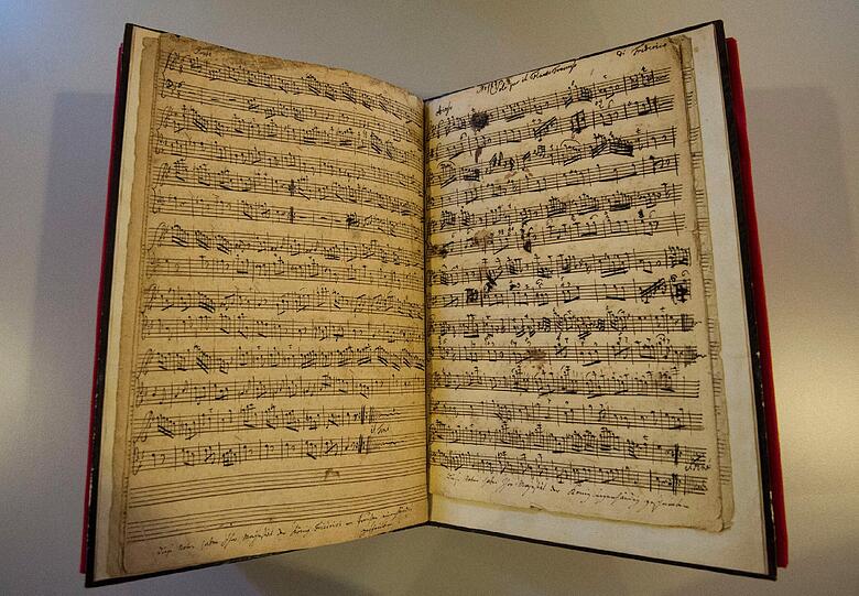 Diese musikalische Handschrift stammt aus der Feder von Preußenkönig Friedrich II.