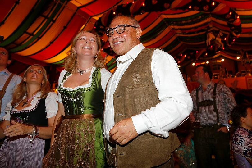Felix Magath und Frau Nicola.