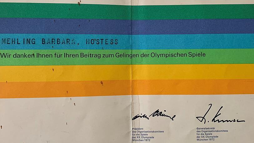 Diese Dankesurkunde bekam Mehling-Bratz nach den Spielen. Diese Dankesurkunde bekam Mehling-Bratz nach den Spielen.