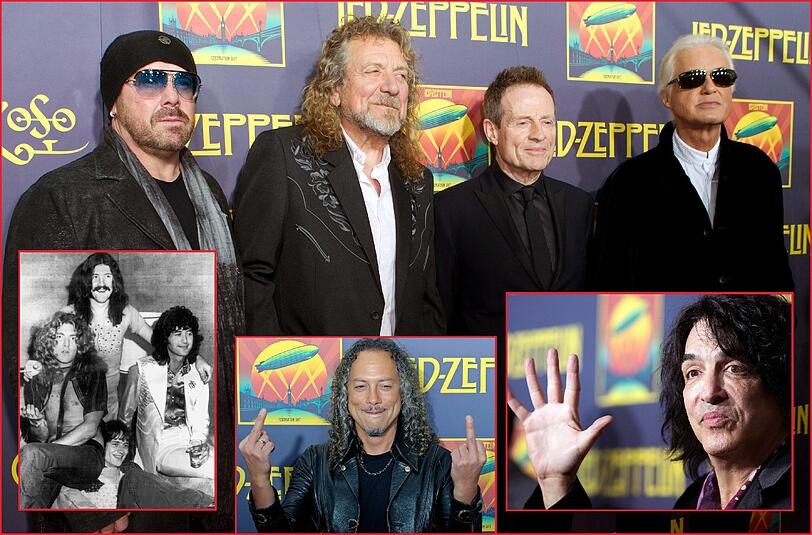 Led Zeppelin bei der Premiere zu dem neuen Kinofilm Celebration Day in New York. Die besten Bilder.