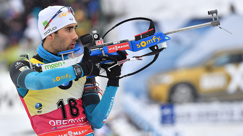 Martin Fourcade siegt beim Sprint von Oberhof