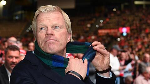 Oliver Kahn, der frühere Kapitän und Torhüter, nimmt an der Jahreshauptversammlung teil. Foto: Tobias Hase/dpa/Archivbild