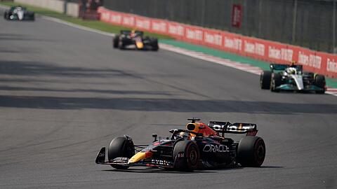 Fuhr auch in Mexiko als Erster über den Zielstrich: Max Verstappen.