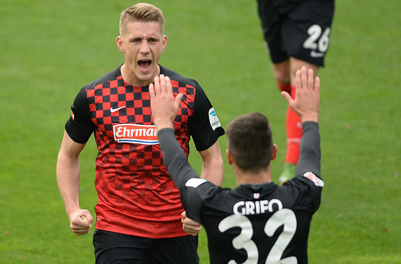 Mit drei Toren war Nils Petersen der überragende Akteur beim Spiel der Freiburger gegen Paderborn.