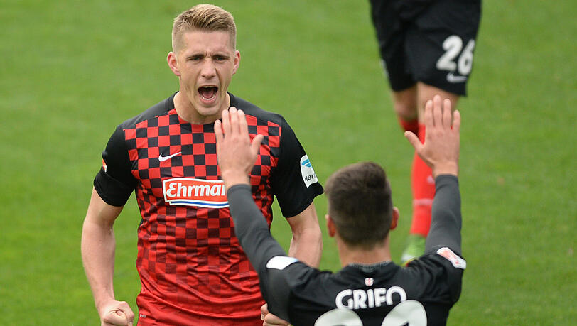 Mit drei Toren war Nils Petersen der überragende Akteur beim Spiel der Freiburger gegen Paderborn.