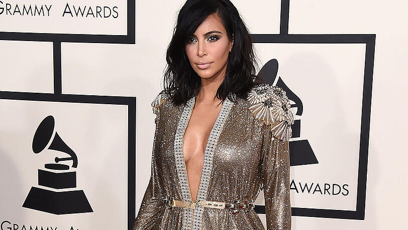 Ob sich North auch über dieses Kleid freuen wird? Kim Kardashian bei den Grammy Awards im Februar in Los Angeles Ob sich North auch über dieses Kleid freuen wird? Kim Kardashian bei den Grammy Awards im Februar in Los Angeles