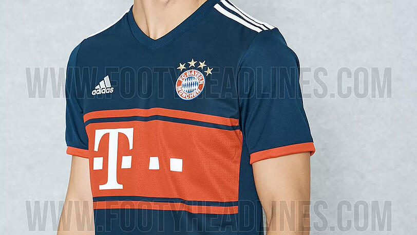 Modern geht anders: Das soll das neue Auswärtstrikot des FC Bayern für die kommende Spielzeit sein.
