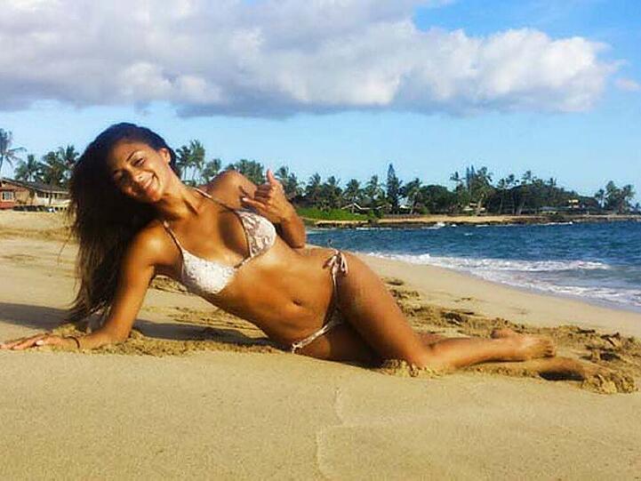 Sexy Scherzinger vor der traumhaften Hawaii-Kulisse