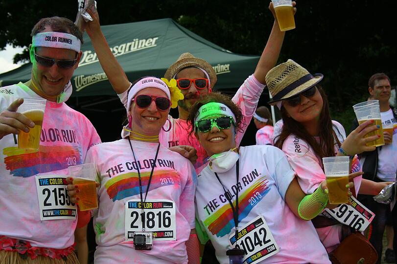 Bunter geht's nicht: Der Color Run in Riem. Die Bilder.